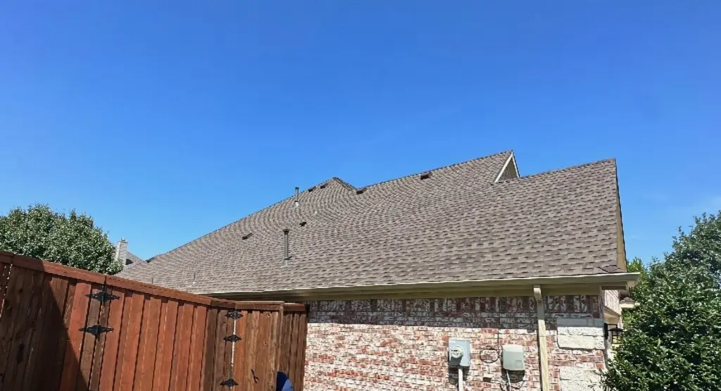 Completed roof replacement project in Norfolk